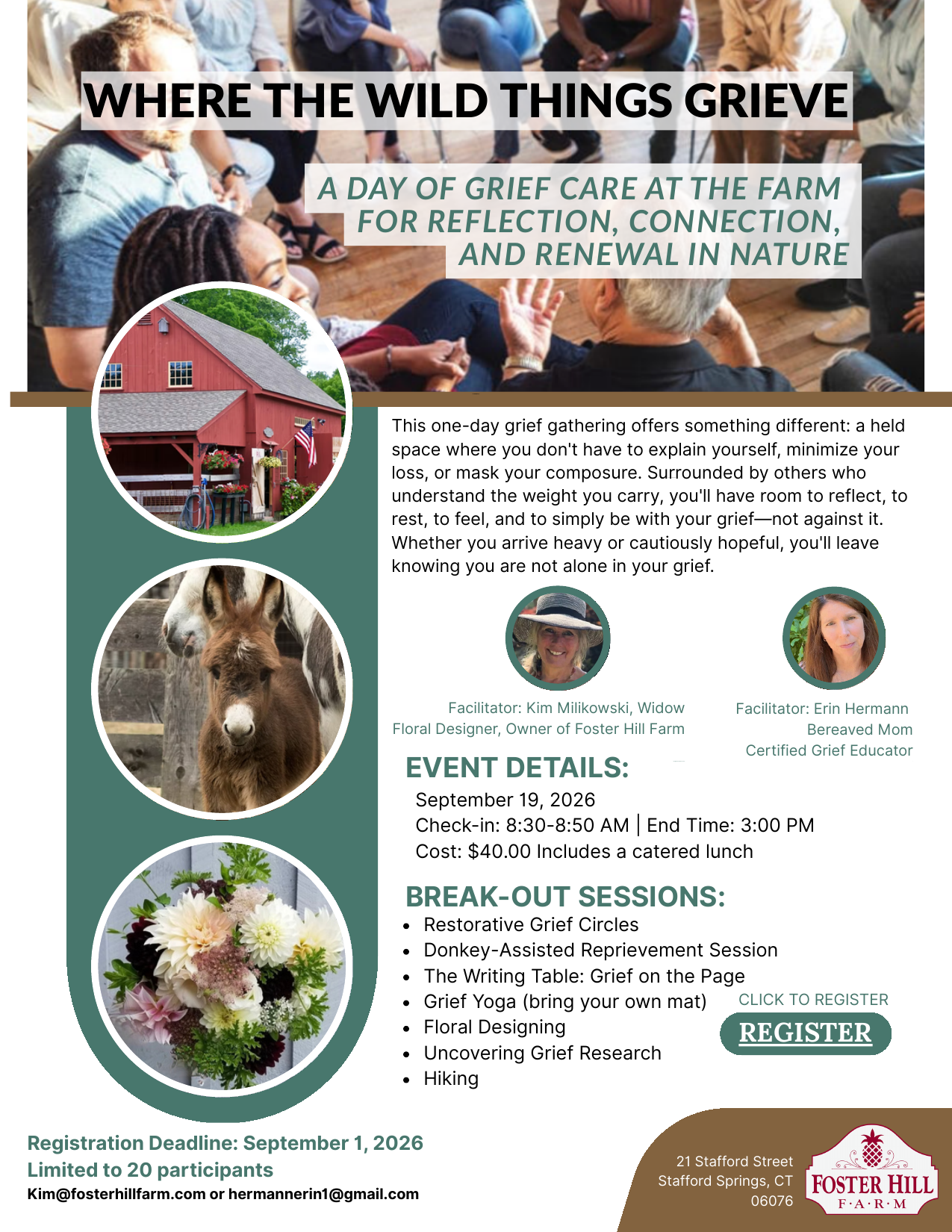 Where the Wild Things Grieve event flyer