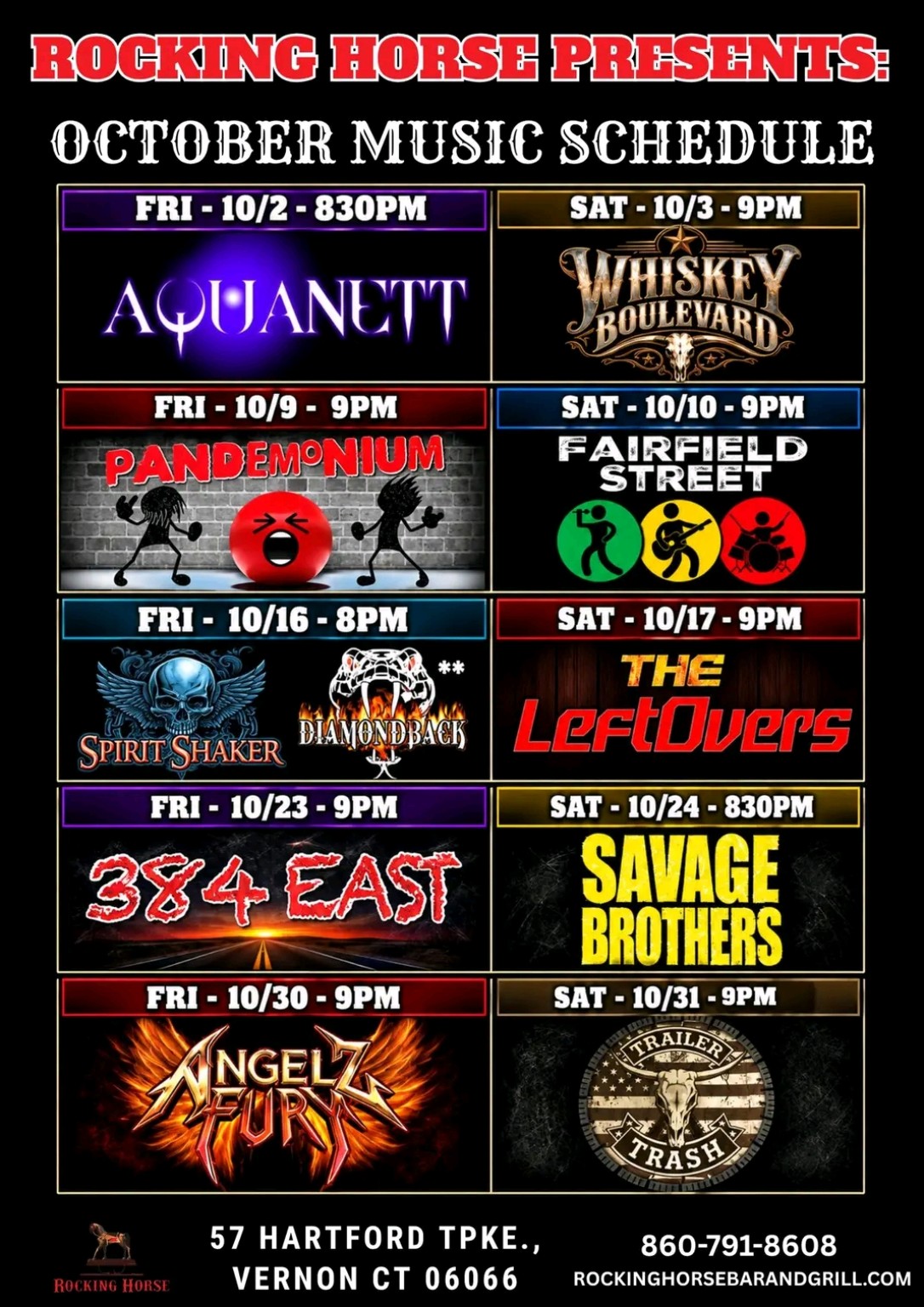 Rocking Horse — 384 East event flyer