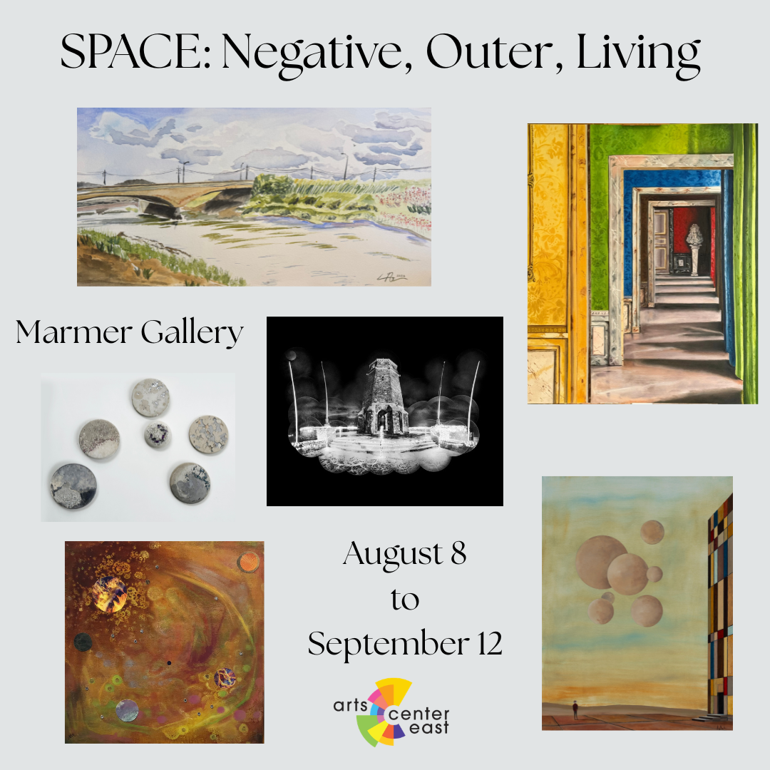 SPACE: Negative, Outer, Living event flyer