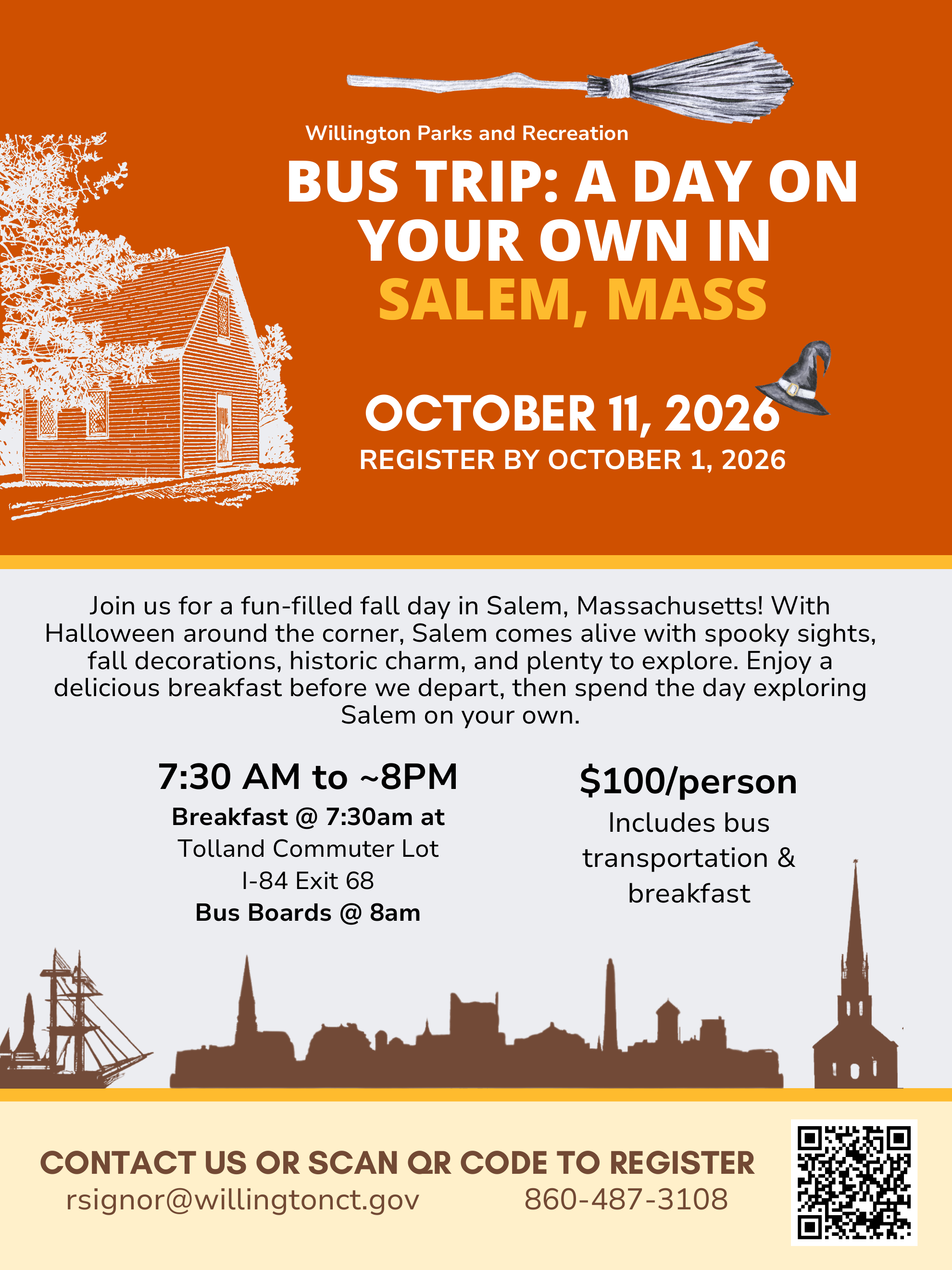 Salem Bus Trip event flyer