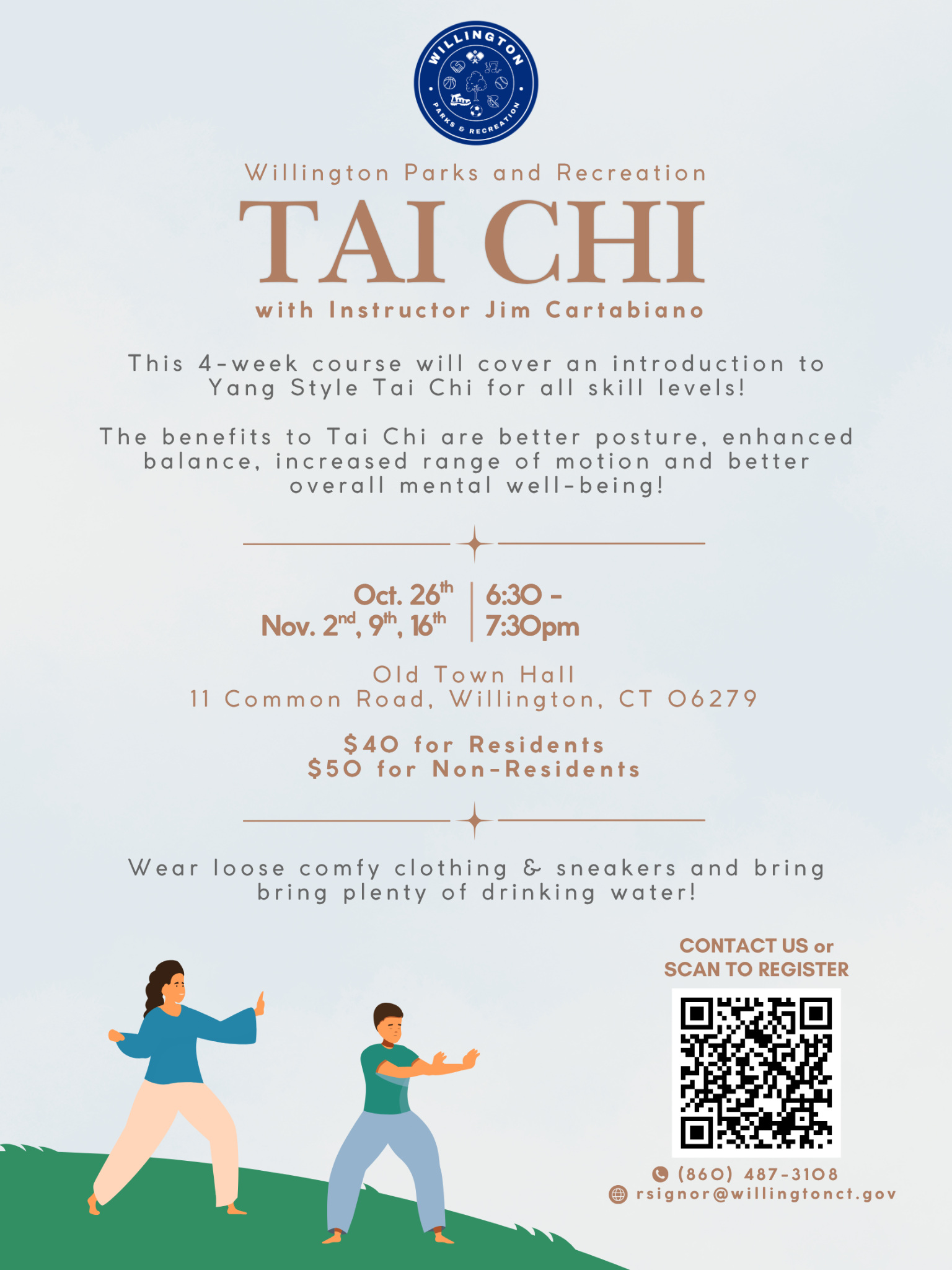 Tai Chi with Instructor Jim Cartabiano event flyer