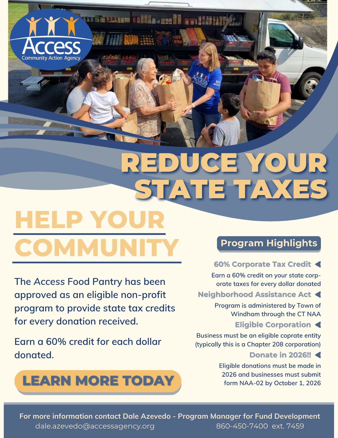 ACCESS Food Pantry: Help Your Community flyer
