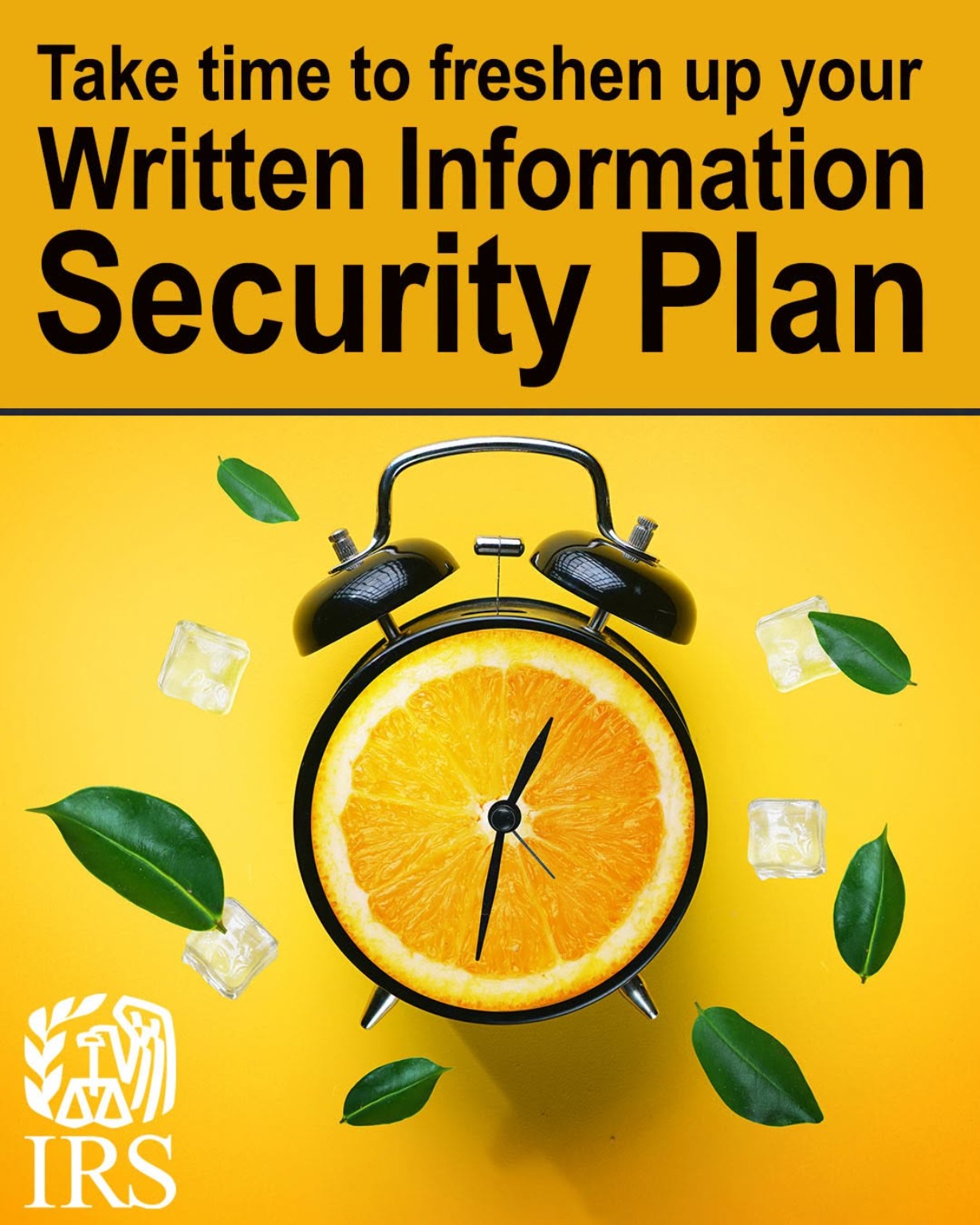 IRS Reminder: Freshen Up Your Written Information Security Plan flyer