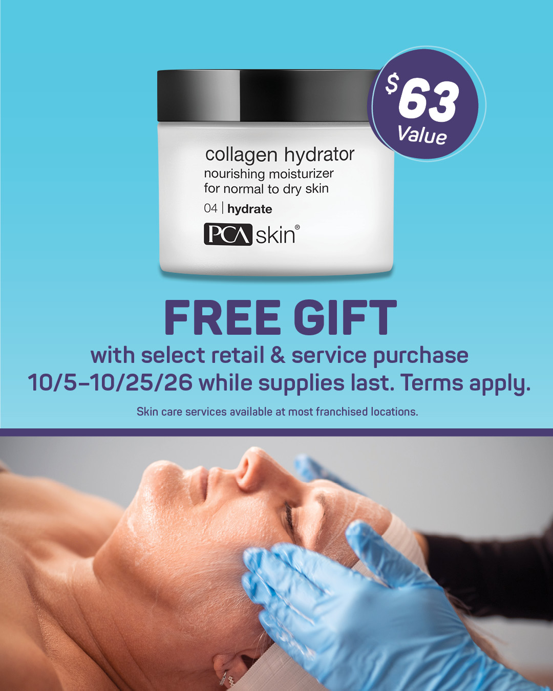 Massage Envy — PCA Skin Free Gift flyer