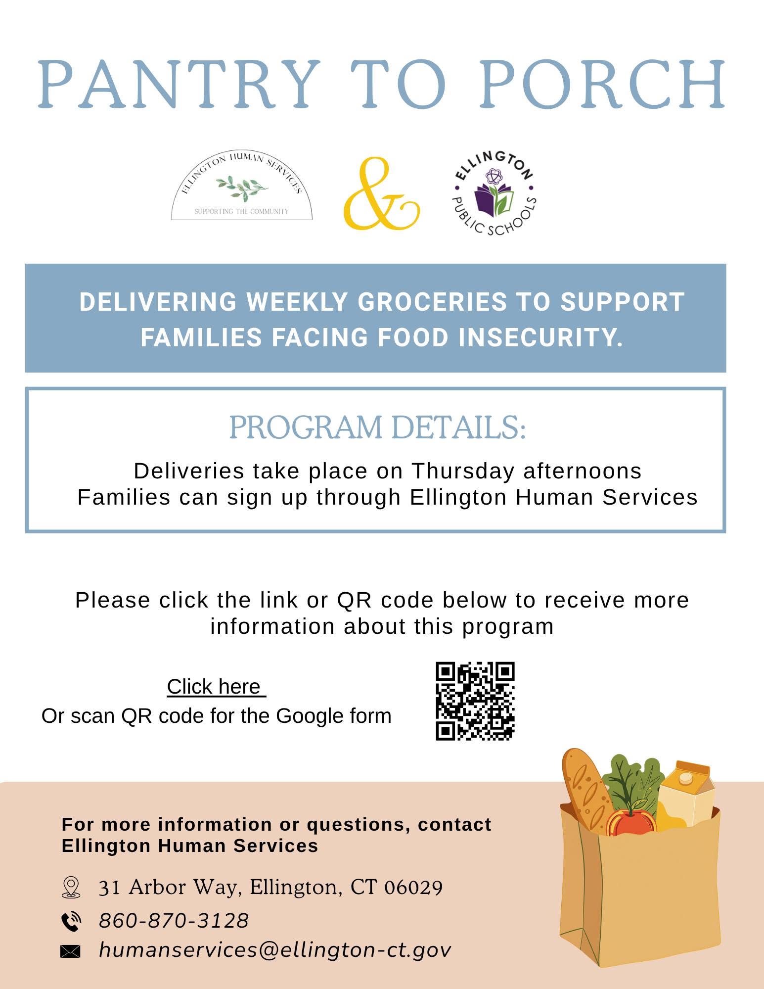 Pantry to Porch flyer